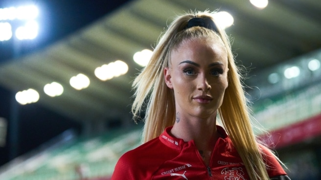 La futbolista suiza del Aston Villa Alisha Lehmann Alisha Lehmann