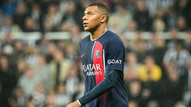 Kylian Mbappé con el PSG Kylian Mbappé
