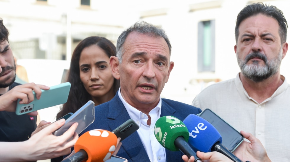El portavoz de Izquierda Unida en el Congreso y diputado de Sumar, Enrique Santiago.