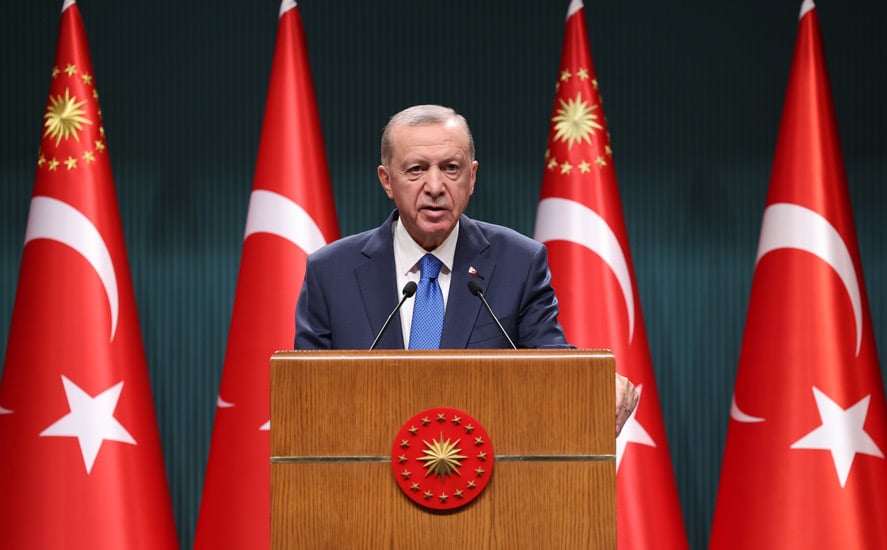 El presidente de Turquía Recep Tayyip Erdogan