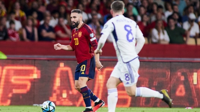 Dani Carvajal con España Dani Carvajal