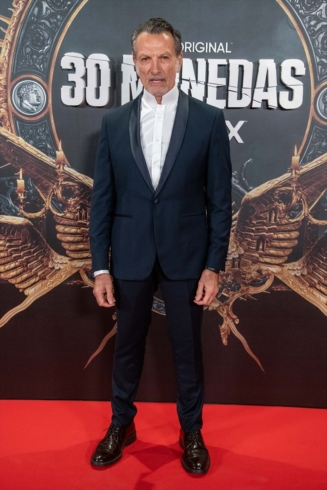 Cosimo Fusco en el estreno en Madrid de la segunda temporada de '30 Monedas', el pasado 16 de octubre.