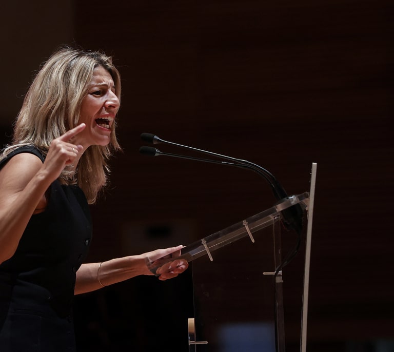 Díaz prepara una asamblea de Sumar para enero con la que reforzarse frente a Podemos