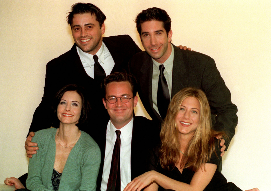 Los actores de 'Friends' en 1998.