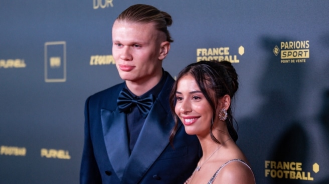 Erling Haaland y su novia, Isabel Haugseng Johansen-EP Erling Haaland e Isabel Haugseng Johansen