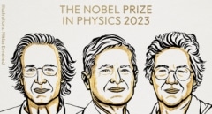 Nobel de Física para Agostini, Krausz y L'Huillier por sus experimentos sobre attosegundos para entender la materia