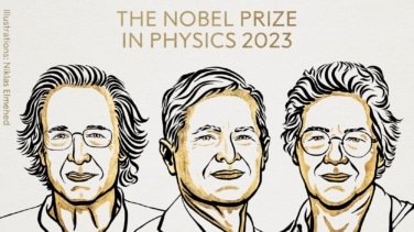 Nobel de Física para Agostini, Krausz y L'Huillier por sus experimentos sobre attosegundos para entender la materia
