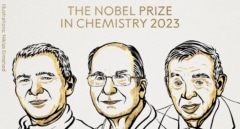 Nobel de Química para Bawendi, Brus y Ekimov por el descubrimiento y síntesis de puntos cuánticos
