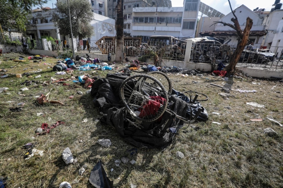 bombardeo-hospital-gaza-imagenes