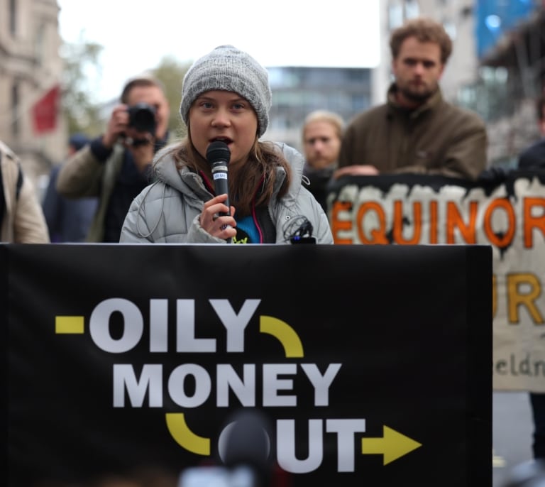 La policía sueca detiene a la activista Greta Thunberg antes de la gala de Eurovisión