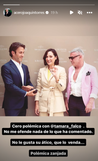 Los comentarios de Joaquín Torres contra Tamara Falcó