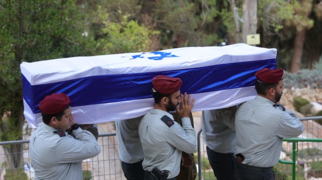 Entierro de asesinados en Israel