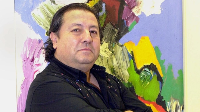 jose-lucas-escultor Foto de archivo del 4 de noviembre de 2004 del pintor y escultor murciano José Lucas