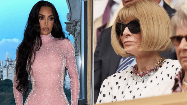 Kim Kardashian y Anna Wintour Kim Kardashian y Anna Wintour