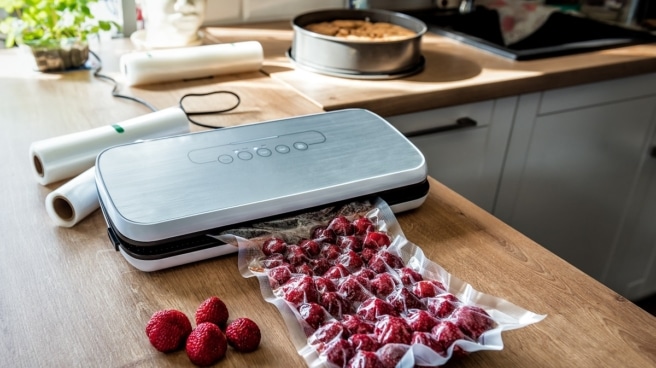 las-mejores-envasadoras-al-vacio cocina con envasadora al vacío