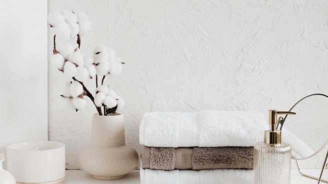 las-mejores-toallas-de-bano baño con toallas