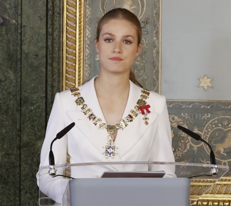 Leonor: "Me debo desde hoy a todos los españoles. Les pido que confíen en mí"