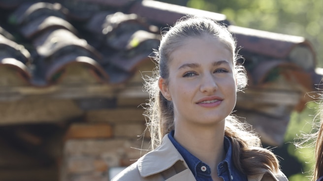 La princesa Leonor durante la visita de la Familia Real al Pueblo Ejemplar de Asturias 2023, el pasado sábado 21 de octubre. La princesa Leonor durante la visita de la Familia Real al Pueblo Ejemplar de Asturias 2023, el pasado sábado 21 de octubre.