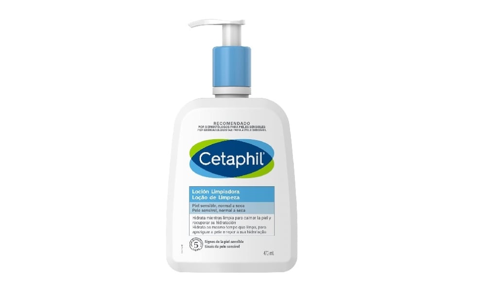 Loción limpiadora facial para piel sensible, normal y seca CETAPHIL