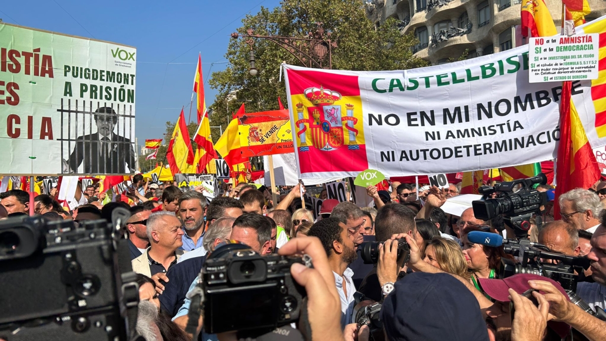 Manifestación en Barcelona