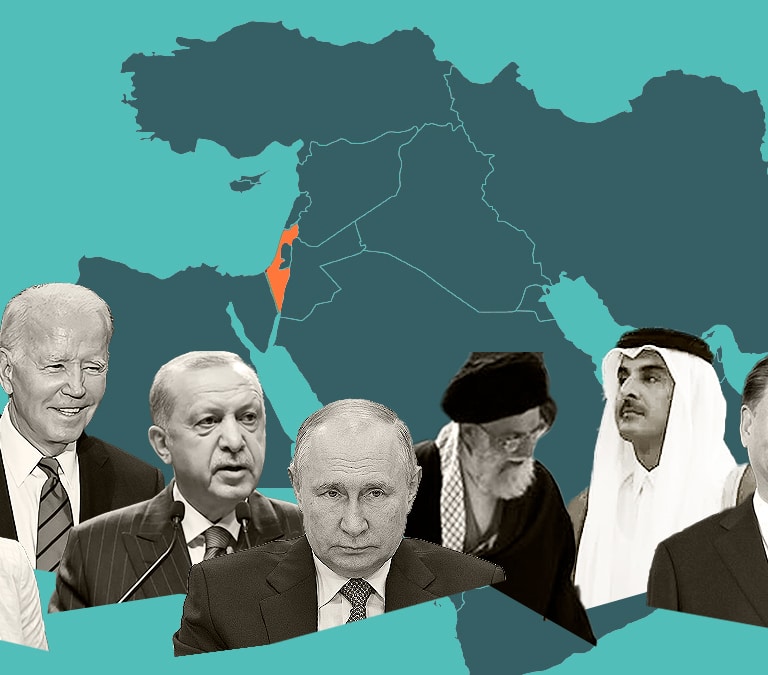 El papel de las potencias en la guerra de Israel contra Hamás