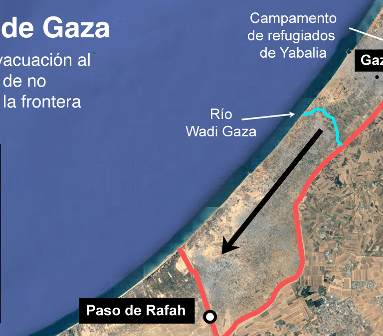 Israel informa a la ONU que en 24 horas debe desalojarse el norte de Gaza