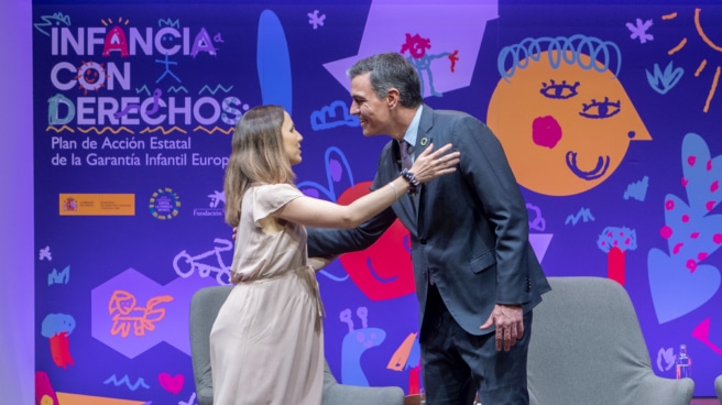 Belarra, fuera del Gobierno La ministra de Derechos Sociales y Agenda 2030, Ione Belarra y el presidente del Gobierno, Pedro Sánchez