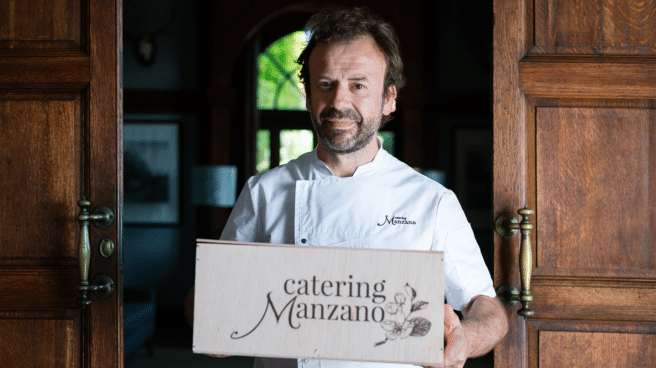 Nacho Manzano, en una imagen promocional de su catering Nacho Manzano, en una imagen promocional de su catering