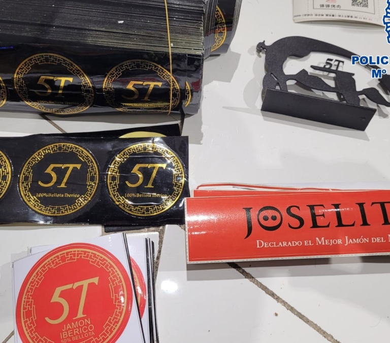 La Policía desmantela una trama de estafa con productos ibéricos falsos para exportar a China