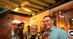 La noche de Pedro Sánchez en el Lemon Rock de Granada con Miguel Ríos y Los Planetas