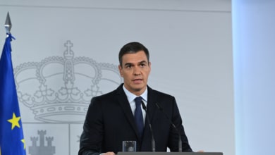 Sánchez propone Barcelona para "relanzar" el diálogo entre Israel y Palestina