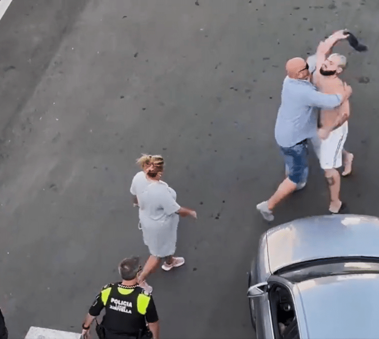 Dos policías heridos tras una pelea por la Liga Fantasy en Valencia