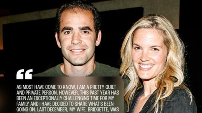 Pete Sampras y su mujer, la actriz Bridgette Wilson Pete Sampras y Bridgette Wilson