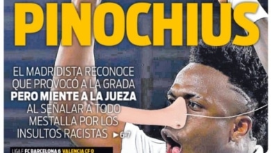 «Pinochus», la provocadora portada de Superdeporte atacando a Vinícius