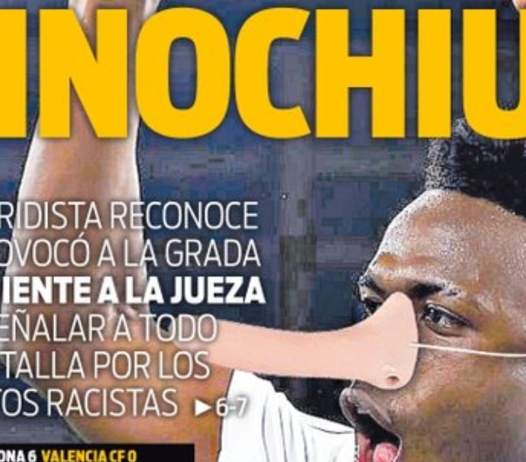 «Pinochus», la provocadora portada de Superdeporte atacando a Vinícius