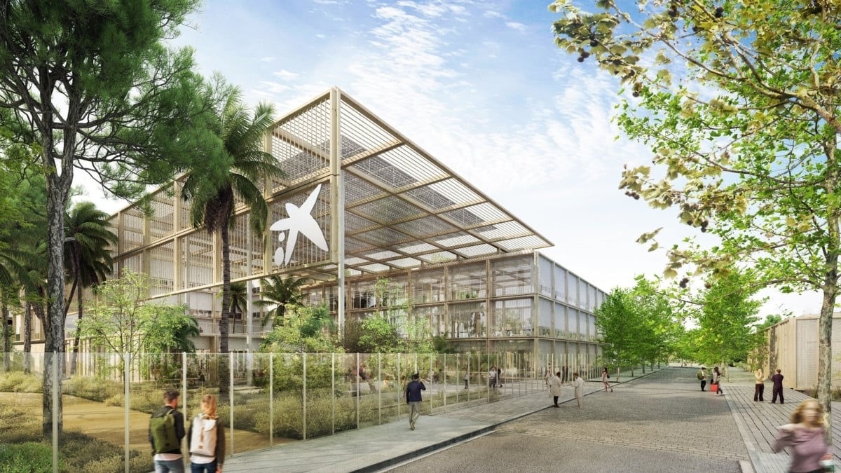 Imagen del futuro CaixaResearch Institute de Barcelona.