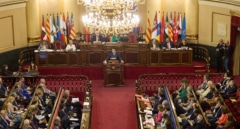 Ayuso a Pedro Sánchez en el Senado: "España ya no tolera más indignidad"
