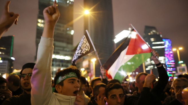 Turquia-manifestaciones manifestacion-bombardeo-hospital-gaza