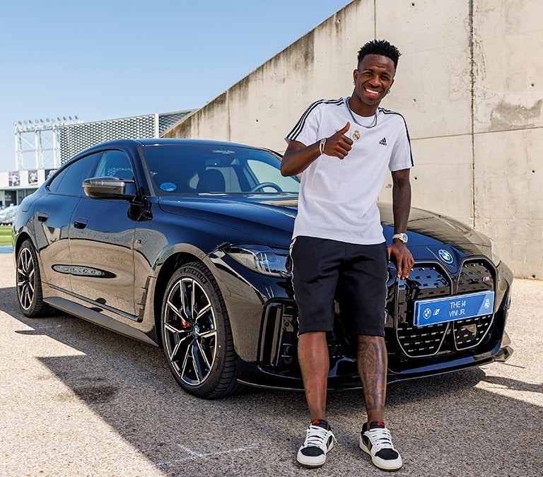 BMW pone a la venta los coches de Benzema, Vinicius JR y Olga Carmona