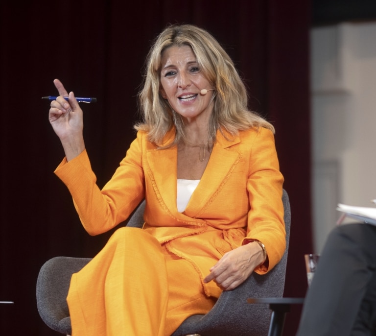 Yolanda Díaz plantea amnistiar al independentismo desde 2013 y extenderla a los policías del 1-O