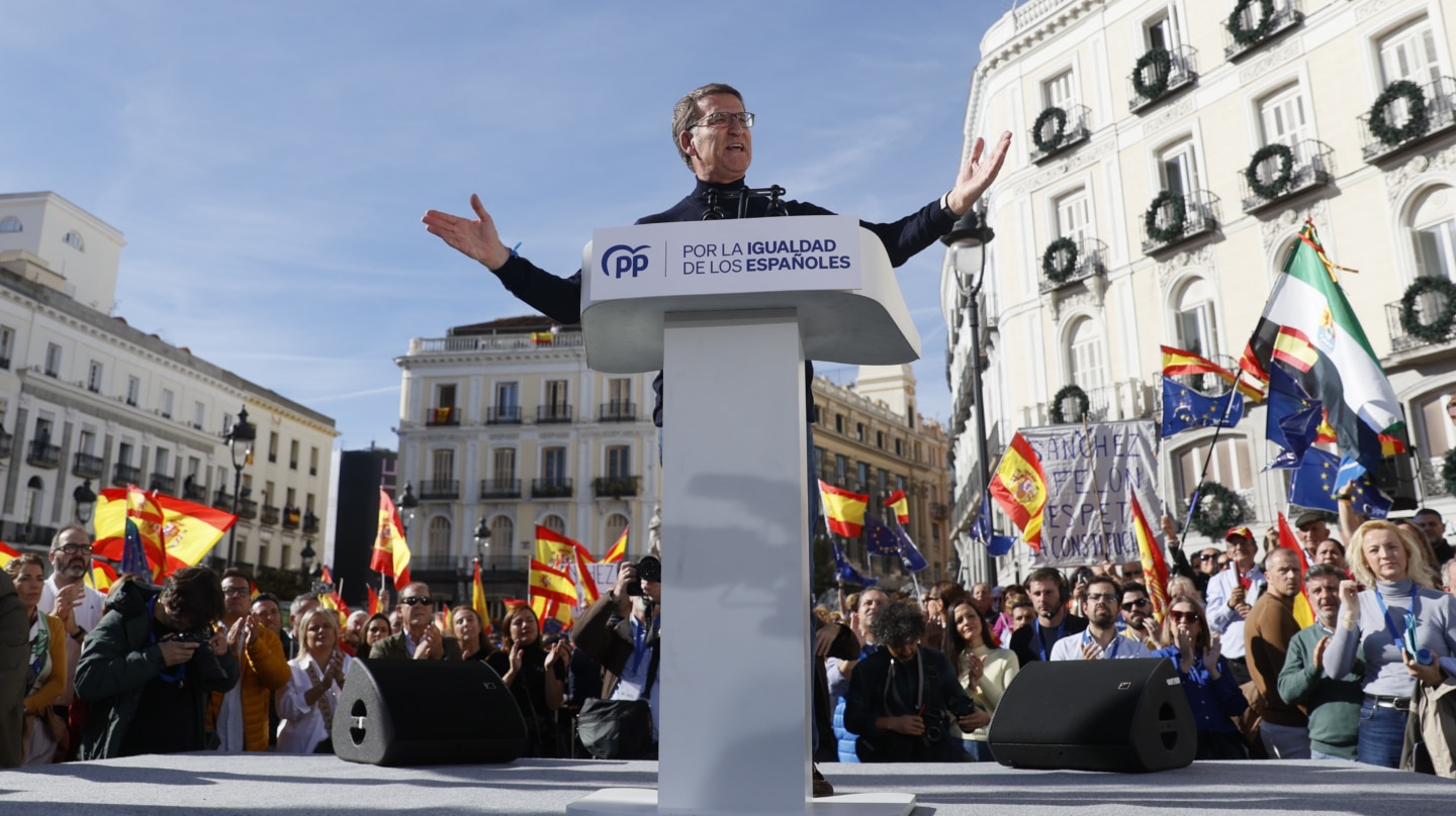 El PP se jacta de movilizar dos millones de personas contra la amnistía: "Europa nos mira"