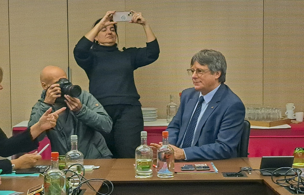 Carles Puigdemont, en Bruselas.