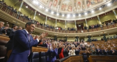 Sánchez sale investido a la primera y sin sorpresas: 179 votos a favor, 171 en contra