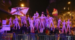 La primera jornada de investidura desata graves incidentes en Ferraz con 15 detenidos y 9 heridos