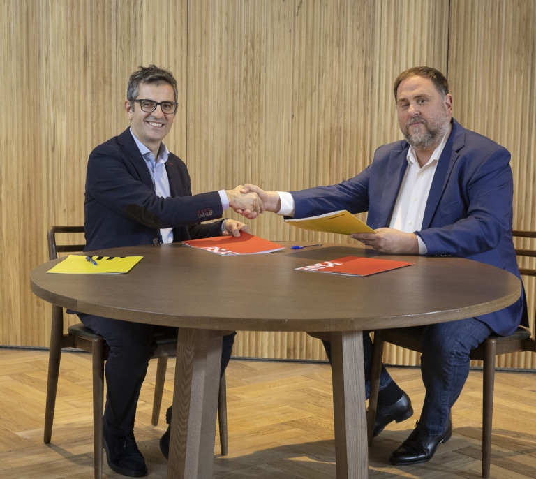 ERC ratifica el acuerdo de investidura con trenes, financiación y amnistía