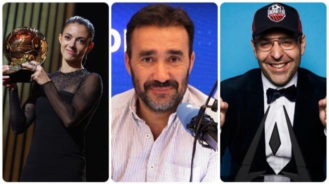 Aitana Bonmatí, Juanma Castaño y Gerard Romero Aitana Bonmatí, Juanma Castaño y Gerard Romero