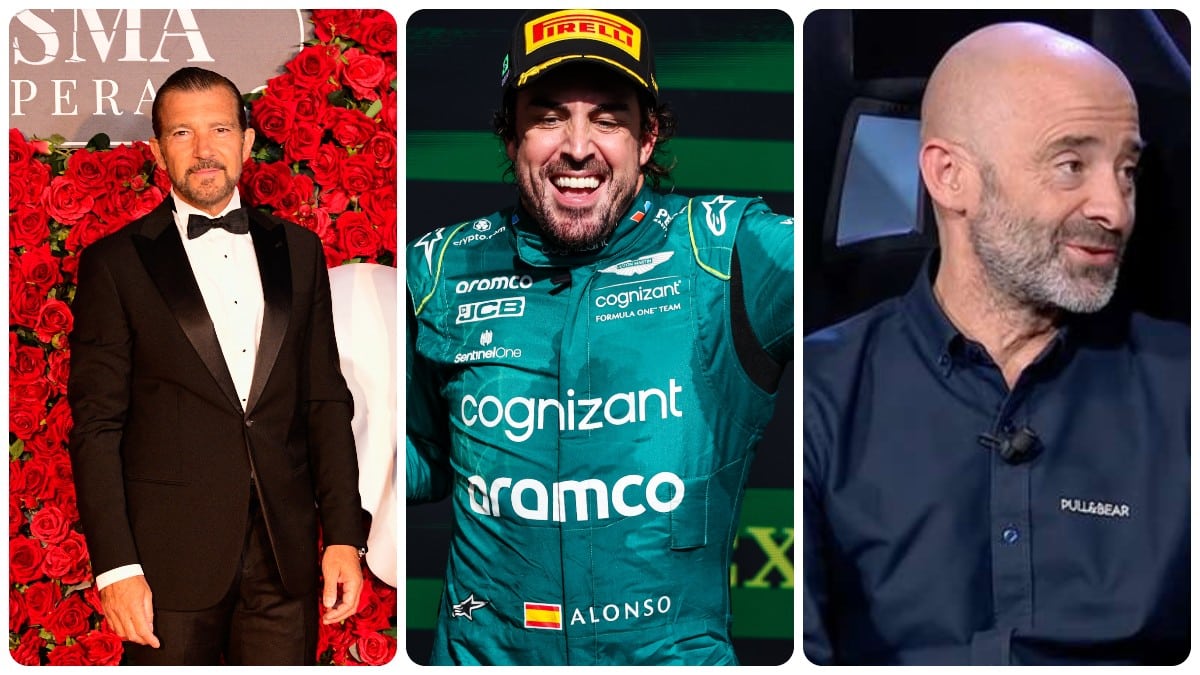 Antonio Banderas, Fernando Alonso y Lobato