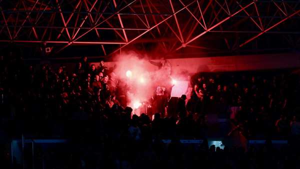 Cuatro detenidos en los incidentes previos al partido entre Real Sociedad y Benfica