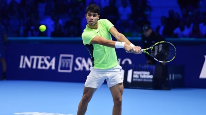Carlos Alcaraz en las ATP Finals Carlos Alcaraz