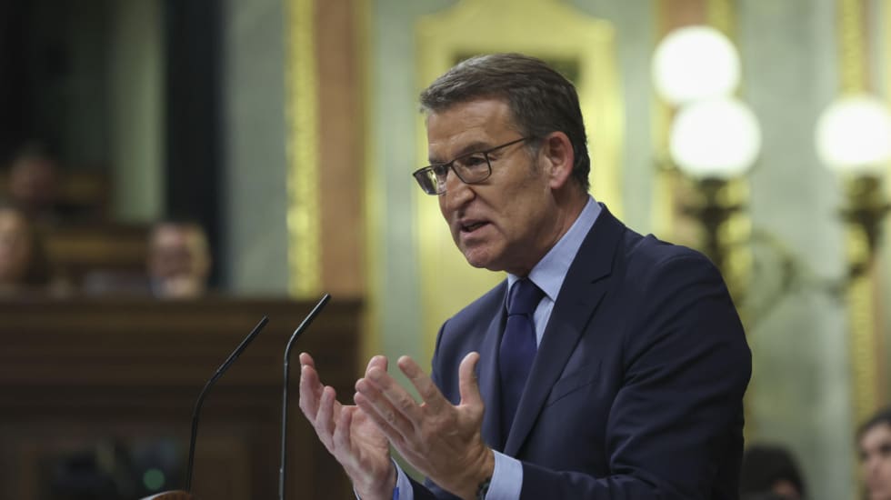 El presidente del PP, Alberto Núñez Feijóo.